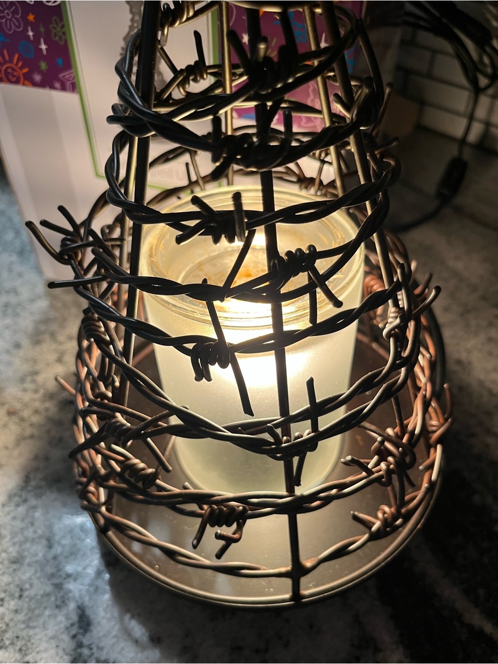 Scentsy Wrangled Up Barbed Wire Christmas Tree - Picture 4 of 13